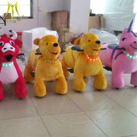 Hansel amusement park electric walking kids ride on plush animals fournisseur