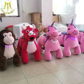 Hansel amusement park electric children play game coin operated ride on animals fournisseur