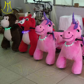 Hansel amusement park electric walking battery operated plush animal for sale fournisseur