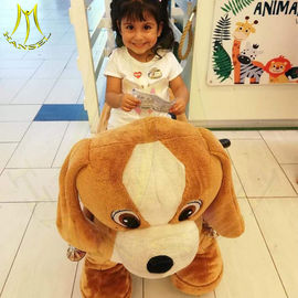 Hansel plush toys stuffed animals on wheels plush animal electric scooter fournisseur