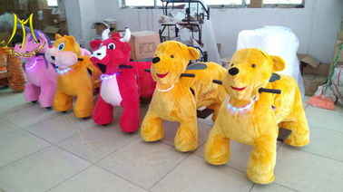 Hansel  safari kids horse battery plush electrical animal toy car for mall fournisseur