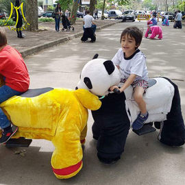 Hansel 150KG plush animal walking rides panda indoor amusement park rides fournisseur