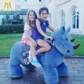 Hansel plush motorized horse toy for adults  plush animals kids ride on animals fournisseur