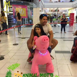 Hansel amusement park electric kids unicorn motorized plush animal fournisseur