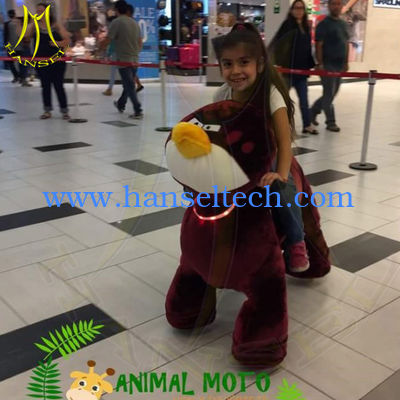 Hansel amusement children funfair plush battery operated animal rides fournisseur