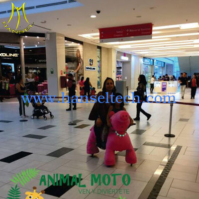 Hansel amusement park stuffed walking animal electric ride on toy fournisseur