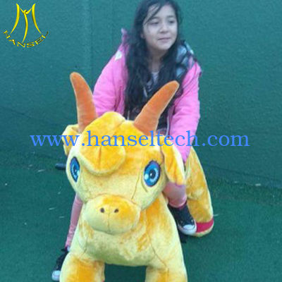 Hansel  high quality China popular electric plush 4 wheel zippy scooter for kids fournisseur