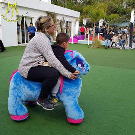 Hansel  hot selling battery operated plush unicorn electric scooter ride on toy unicorn fournisseur
