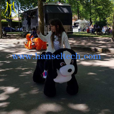 Hansel  amusement park games plush motorized riding stuffed animal fournisseur