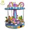 Hansel large amusement park rides fiberglass coin operated carousel rides fournisseur