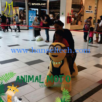 Hansel children plush battery operated electric ride on stuffed walking animals fournisseur