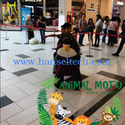 Hansel amusement park plush motorized electrical animal toy ride fournisseur