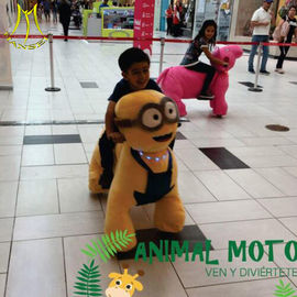 Hansel amusement park games moving electric Plush Animal rides fournisseur