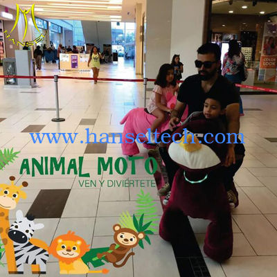 Hansel amusement park electric walking stuffed animals electric rides fournisseur