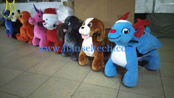 Hansel amusement park playground electric plush motorized animals for sale fournisseur
