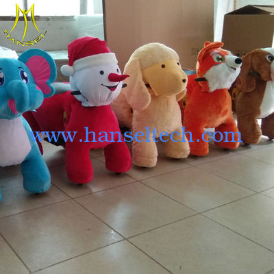Hansel battery operated coin operated ride animal scooters in mall fournisseur