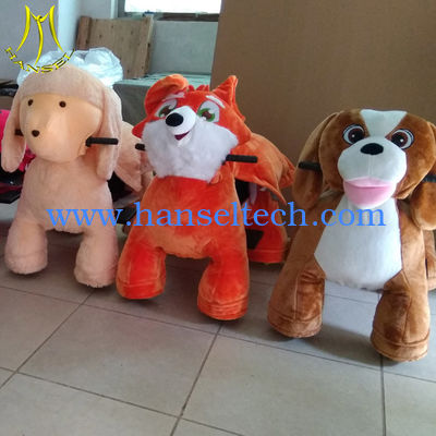 Hansel walking stuffed electric happy ride toy animal rides for park fournisseur