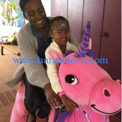 Hansel amusement park kids indoor rides electric mountable animals fournisseur