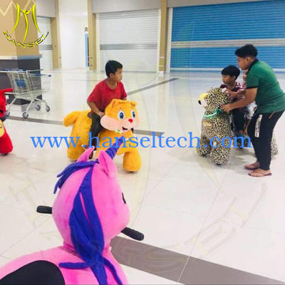 Hansel walking games coin operated children ride on stuffed animals fournisseur