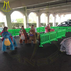 Hansel carnival games electric stuffed ride horse toy rides for shopping mall fournisseur