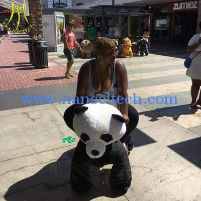 Hansel game center walking stuffed animals coin operated ride on toys fournisseur