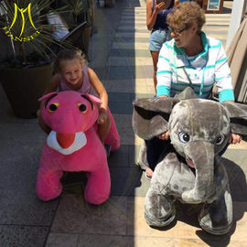 Hansel amusement park games walking stuffed animal large plush ride for park fournisseur