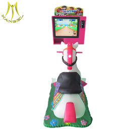 Hansel amusement kiddie rides coin operated horse racing game machine fournisseur