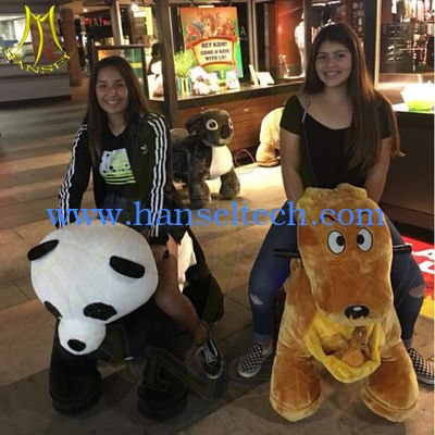 Hansel amusement game machine battery operated animal stuffed rides fournisseur