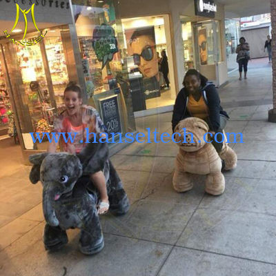 Hansel amusement game machine battery operated animal stuffed rides fournisseur