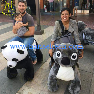 Hansel amusement park game plush electronic kid riding horse toy fournisseur