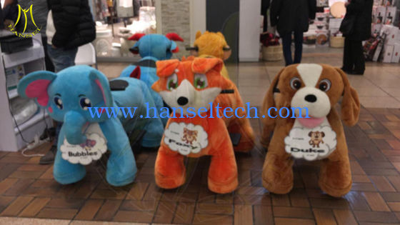 Hansel  kids amusement rides area animal toy montable for shopping mall fournisseur