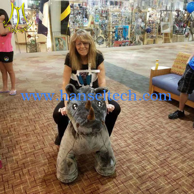 Hansel  indoor playground battery operated plush animal stuffed rides fournisseur
