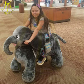 Hansel electric mountable plush motorized animals for shopping mall fournisseur