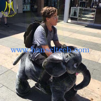 Hansel amusement park electric walking plush children electric cars fournisseur