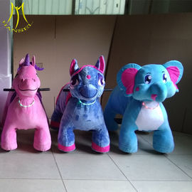 Hansel plush walking animal rideable stuffed horse kids rider for shopping mall fournisseur