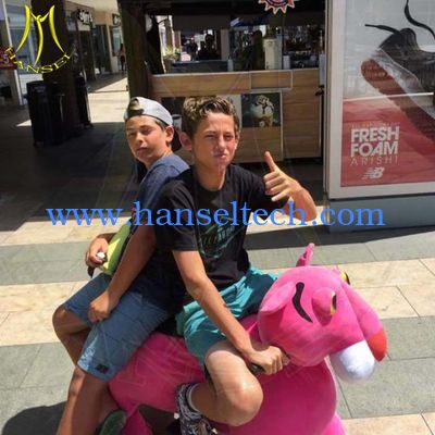 Hansel amusement park motorized animal baby toy ride on walking animals fournisseur