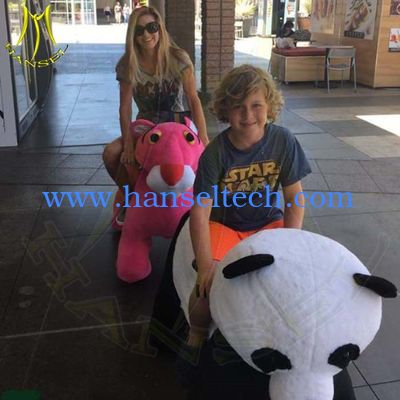 Hansel amusement park walking plush toy electronic children electric car fournisseur