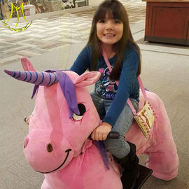 Hansel entertainment electric walking kids unicorn motorized plush animal fournisseur