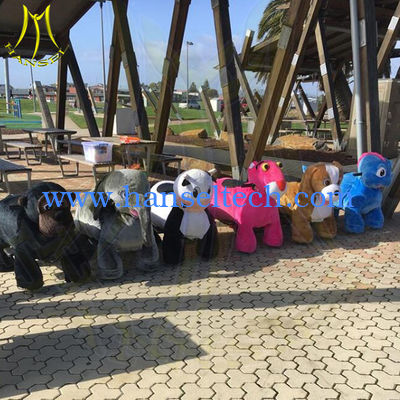 Hansel high quality entertainment walking plush animal electric scooter fournisseur