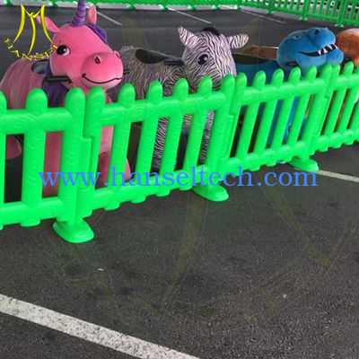 Hansel amusement park games large 4 wheel electric plush animal bike for adults fournisseur