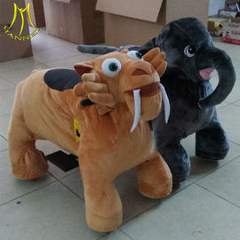 Hansel walking dog battery operated ride horse animal electric plush ride in mall fournisseur