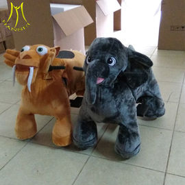 Hansel walking dog battery operated ride horse animal electric plush ride in mall fournisseur