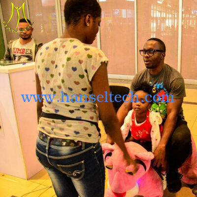 Hansel Guangzhou toy fireproof plush walking electric ride on animals fournisseur