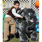 Hansel low price coin operated walking robot ride plush moving pony rides for kids fournisseur