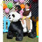Hansel kids and adult plush motorized animal go cart for Christmas panda ride fournisseur