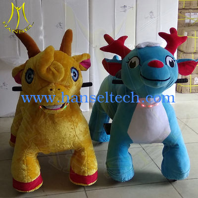 Hansel battery operated walking stuffed animal electronic plush toy rides fournisseur