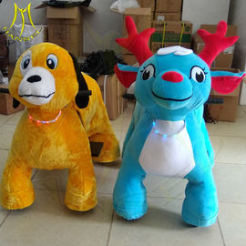 Hansel amusement coin operated walking stuffed animals electric rides fournisseur