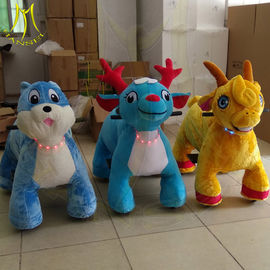 Hansel moving indoor games machine battery operated plush animal rides fournisseur