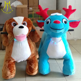 Hansel amusement walking plush coin operated animal mountable toy ride fournisseur