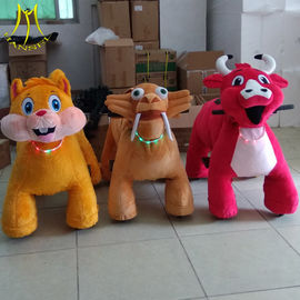 Hansel amusement park walking plsuh electronic animal scooter rides fournisseur